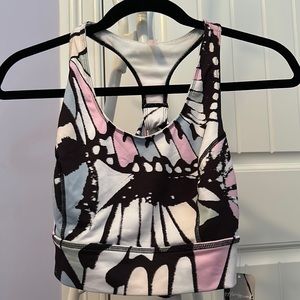 NWT Free People Sports Bra beautiful butterfly pattern 💝🦋